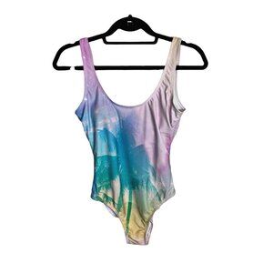Kendall & Kylie Pastel Palm Tree Swimsuit S